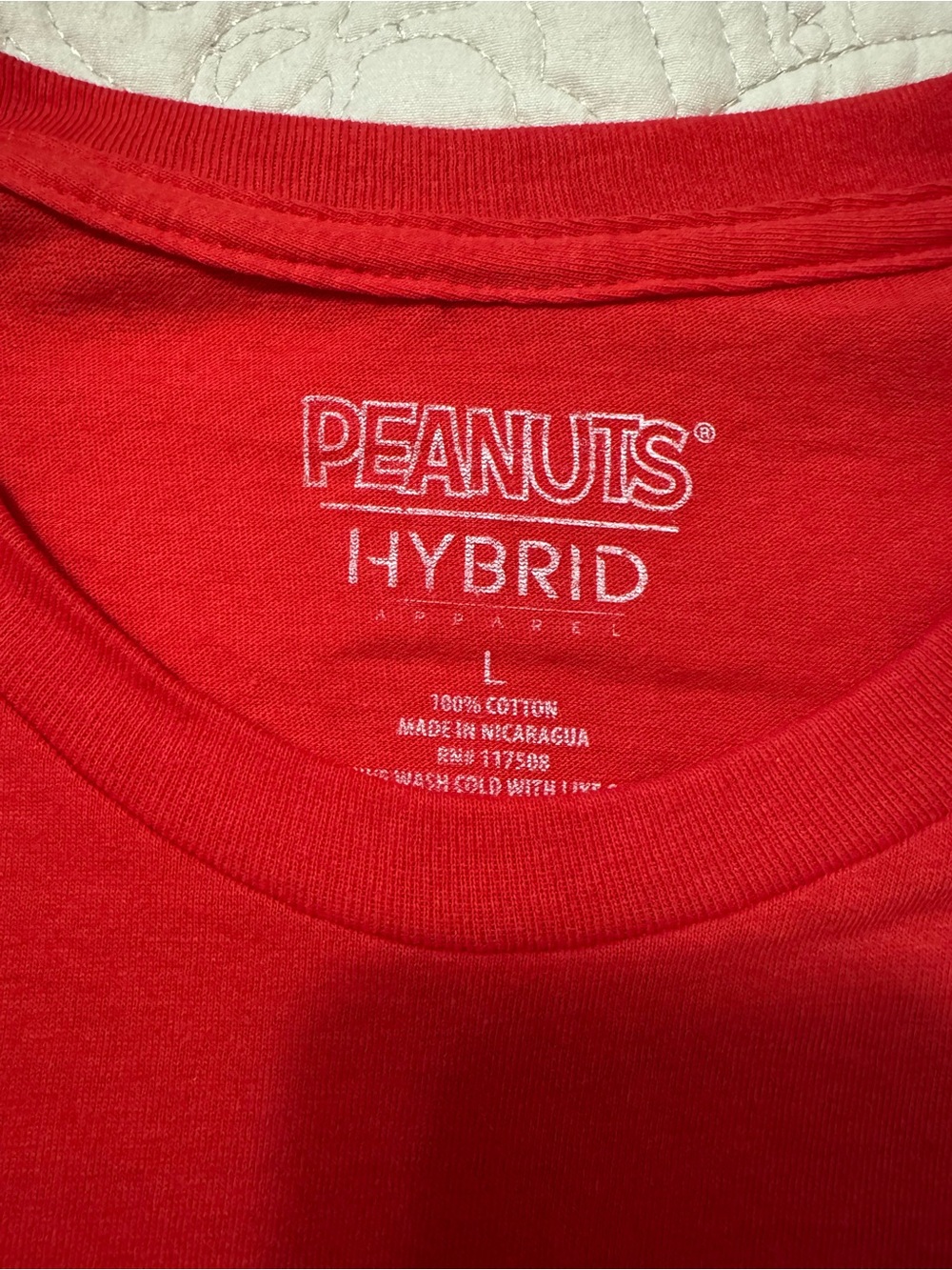 Peanuts Red with Snoopy & Woodstock "Not Today" - Picture 2 of 3